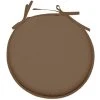 Stof Galette De Chaise Polyester Taupe D40cm -Maisons Du Monde Boutique galette de chaise polyester taupe d40cm