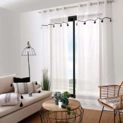 Home Maison Galette De Chaise Rayée En Coton Recyclé Ecru 38 X 38 -Maisons Du Monde Boutique galette de chaise rayee en coton recycle ecru 38 x 38 2