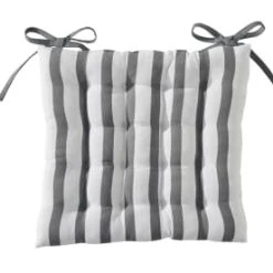 Becquet Galette De Chaise Réversible Orange Terracotta 40x40 En Coton -Maisons Du Monde Boutique galette de chaise reversible gris anthracite 40x40 en coton lisbonne 2