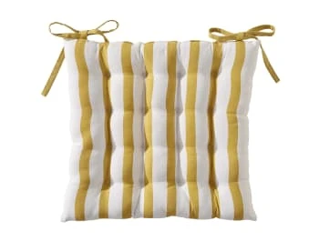 Becquet Galette De Chaise Réversible Vert 40x40 En Coton 8 Becquet Galette De Chaise Réversible Vert 40x40 En Coton – Image 6