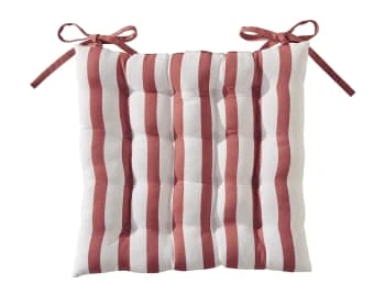 Becquet Galette De Chaise Réversible Bleu Orage 40x40 En Coton 7 Becquet Galette De Chaise Réversible Bleu Orage 40x40 En Coton – Image 5