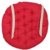 Home Maison Galette De Chaise Ronde En Coton Rouge D40 -Maisons Du Monde Boutique galette de chaise ronde en coton rouge d40