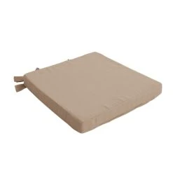 Home Maison Galette De Chaise Uni En Pur Coton Coton Naturel 38 X 38