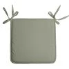 Home Maison Galette De Chaise Unie Aux Multiples Couleurs Polyester Sauge 38 X 38