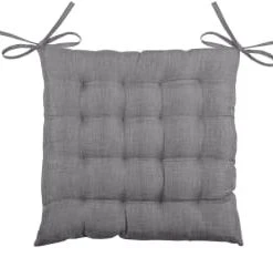 Home Maison Galette De Chaise Unie En 16 Points Polyester Camel 40 X 40 -Maisons Du Monde Boutique galette de chaise unie en 16 points polyester anthracite 40 x 40 5