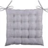 Home Maison Galette De Chaise Unie En 16 Points Polyester Gris 40 X 40 1 Home Maison Galette De Chaise Unie En 16 Points Polyester Gris 40 X 40 -Maisons Du Monde Boutique galette de chaise unie en 16 points polyester gris 40 x 40