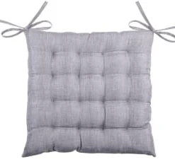 Home Maison Galette De Chaise Unie En 16 Points Polyester Camel 40 X 40 -Maisons Du Monde Boutique galette de chaise unie en 16 points polyester gris 40 x 40 5