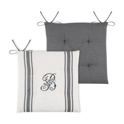 Lovely Casa Galettes De Chaise 4 Points Coton 40x40cm - Lot De 4 7 Lovely Casa Galettes De Chaise 4 Points Coton 40x40cm - Lot De 4 -Maisons Du Monde Boutique galettes de chaise 4 points coton 40x40cm lot de 4 2