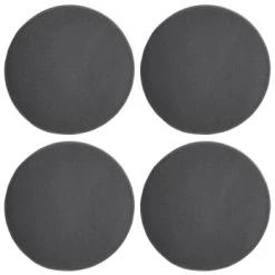 Magma Galettes De Chaise Saumon Imitation Feutre - Lot De 4 - Ø 35cm -Maisons Du Monde Boutique galettes de chaise anthracite imitation feutre lot de 4 oe 35cm felt