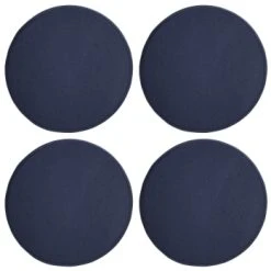Magma Galettes De Chaise Moutarde Imitation Feutre - Lot De 4 - Ø 35cm -Maisons Du Monde Boutique galettes de chaise bleu fonce imitation feutre lot de 4 oe 35cm felt