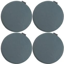 Magma Galettes De Chaise Couleur Marsala Imitation Cuir - D.37 - Lot De 4 -Maisons Du Monde Boutique galettes de chaise bleu petrole imitation cuir d 37 lot de 4 luis 1