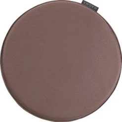 Magma Galettes De Chaise Couleur Marsala Imitation Cuir - D.37 - Lot De 4 -Maisons Du Monde Boutique galettes de chaise couleur marsala imitation cuir d 37 lot de 4 2