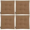 Magma Galettes De Chaises Carrées Caramel Bi-matière-Lot De 4 - 42x42cm -Maisons Du Monde Boutique galettes de chaises carrees caramel bi matiere lot de 4 42x42cm