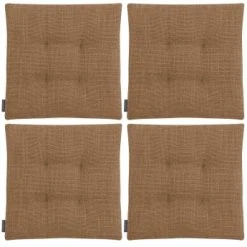 Magma Galettes De Chaises Carrées Vert Bi-matière-Lot De 4-42x42cm -Maisons Du Monde Boutique galettes de chaises carrees caramel bi matiere lot de 4 42x42cm austin