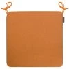 Magma Galettes De Chaises Confort Exterieur à Nouer Orange - Lot De 4-44x44