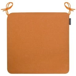 Magma Galettes De Chaises Confort Exterieur à Nouer Orange - Lot De 4-44x44