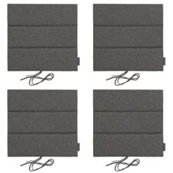 Magma Galettes De Chaises Exterieur à Nouettes Orange - Lot De 4 - 40x40 -Maisons Du Monde Boutique galettes de chaises exterieur a nouettes anthracite lot de 4 40x40 capri 2