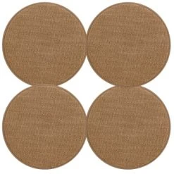 Magma Galettes De Chaises Rondes Grises Bi-matière-Lot De 4 - Env.Ø 35cm -Maisons Du Monde Boutique galettes de chaises rondes caramel bi matiere lot de 4 env oe 35cm austin
