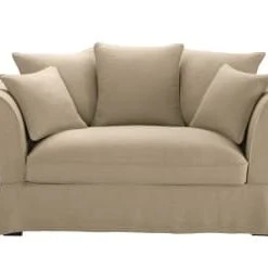 Maisons Du Monde Housse De Canapé 2 Places En Lin Froissé Terracotta -Maisons Du Monde Boutique housse de canape 2 places en lin beige ficelle roma 1000 2 1 204427 1 2