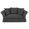 Maisons Du Monde Housse De Canapé 2 Places En Lin Froissé Gris Anthracite -Maisons Du Monde Boutique housse de canape 2 places en lin froisse gris anthracite 1000 4 3 204429 1