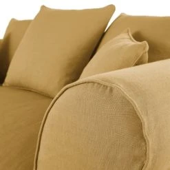 Maisons Du Monde Housse De Canapé 2 Places En Lin Froissé Ocre -Maisons Du Monde Boutique housse de canape 2 places en lin froisse ocre 1000 8 7 204433 3