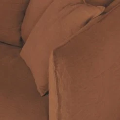 Maisons Du Monde Housse De Canapé 2 Places En Lin Froissé Orange Sienne -Maisons Du Monde Boutique housse de canape 2 places en lin froisse orange sienne 1000 7 14 221619 3