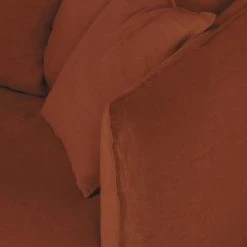 Maisons Du Monde Housse De Canapé 2 Places En Lin Froissé Terracotta -Maisons Du Monde Boutique housse de canape 2 places en lin froisse terracotta 1000 1 21 204324 4