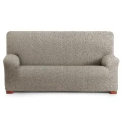 Eysa Housse De Canapé 2 Places Extensible Taupe 140 - 200 Cm