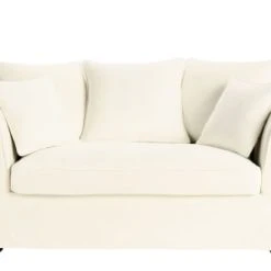 Maisons Du Monde Housse De Canapé 2 Places Ivoire