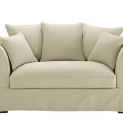 Maisons Du Monde Housse De Canapé 2 Places Mastic