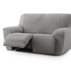 Eysa Housse De Canapé 2 Places Relax Extensible Gris Clair 150 - 200 -Maisons Du Monde Boutique housse de canape 2 places relax extensible gris clair 150 200 eysa premium 1