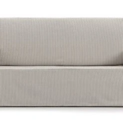 Eysa Housse De Canapé 3 Places Avec Des Rubans Beige 180 - 230 Cm