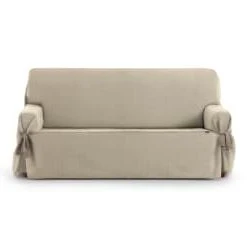 Eysa Housse De Canapé 3 Places Avec Des Rubans écru 180 - 230 Cm -Maisons Du Monde Boutique housse de canape 3 places avec des rubans beige 180 230 cm eysa 3