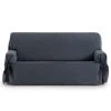 Eysa Housse De Canapé 3 Places Avec Des Rubans Bleu 180 - 230 Cm 1 Eysa Housse De Canapé 3 Places Avec Des Rubans Bleu 180 - 230 Cm -Maisons Du Monde Boutique housse de canape 3 places avec des rubans bleu 180 230 cm
