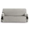 Eysa Housse De Canapé 3 Places Avec Des Rubans Gris Clair 180 - 230 Cm -Maisons Du Monde Boutique housse de canape 3 places avec des rubans gris clair 180 230 cm 3