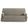 Eysa Housse De Canapé 3 Places Avec Des Rubans Taupe 180 - 230 Cm -Maisons Du Monde Boutique housse de canape 3 places avec des rubans taupe 180 230 cm