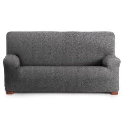 Eysa Housse De Canapé 3 Places Extensible Gris Foncé 180 - 260 Cm