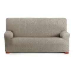 Eysa Housse De Canapé 3 Places Extensible Marron 180 - 260 Cm -Maisons Du Monde Boutique housse de canape 3 places extensible taupe 180 260 cm eysa premium
