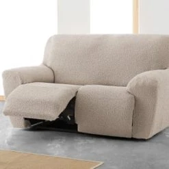 Eysa Housse De Canapé 3 Places Relax Extensible écru 200 - 260 Cm -Maisons Du Monde Boutique housse de canape 3 places relax extensible ecru 200 260 cm 2