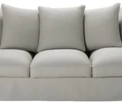 Maisons Du Monde Housse De Canapé 4/5 Places Gris Clair