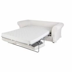 Maisons Du Monde Housse De Canapé Convertible 3/4 Places (12 Cm) En Lin Froissé Blanc -Maisons Du Monde Boutique housse de canape convertible 3 4 places 12 cm en lin froisse blanc 1000 2 18 204444 2