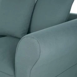 Maisons Du Monde Housse De Canapé Convertible 3/4 Places (12 Cm) En Lin Froissé Bleu Céladon -Maisons Du Monde Boutique housse de canape convertible 3 4 places 12 cm en lin froisse bleu celadon 1000 6 22 204448 4