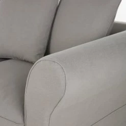 Maisons Du Monde Housse De Canapé Convertible 3/4 Places (12 Cm) En Lin Froissé Gris Clair -Maisons Du Monde Boutique housse de canape convertible 3 4 places 12 cm en lin froisse gris clair 1000 4 20 204446 4