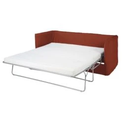 Maisons Du Monde Housse De Canapé Convertible 3/4 Places En Lin Froissé Terracotta -Maisons Du Monde Boutique housse de canape convertible 3 4 places en lin froisse terracotta 1000 10 6 204350 2