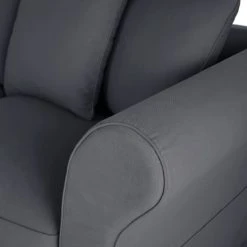 Maisons Du Monde Housse De Canapé Convertible 3/4 Places (matelas 12 Cm) Gris Ardoise -Maisons Du Monde Boutique housse de canape convertible 3 4 places matelas 12 cm gris ardoise 1000 13 32 212207 2