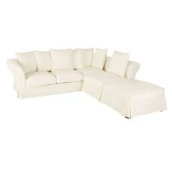 Maisons Du Monde Housse De Canapé D'angle Convertible 6 Places (matelas 12 Cm) Ivoire -Maisons Du Monde Boutique housse de canape d angle convertible 6 places matelas 12 cm ivoire 1000 10 5 212221 3