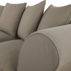 Maisons Du Monde Housse De Canapé D'angle Convertible 6 Places (matelas 12 Cm) Taupe -Maisons Du Monde Boutique housse de canape d angle convertible 6 places matelas 12 cm taupe 1000 13 8 212224 4