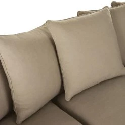 Maisons Du Monde Housse De Canapé D'angle Convertible En Lin Froissé Beige Ficelle -Maisons Du Monde Boutique housse de canape d angle convertible en lin froisse beige ficelle 1000 13 5 204472 4