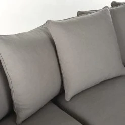 Maisons Du Monde Housse De Canapé D'angle Convertible En Lin Froissé Gris Clair -Maisons Du Monde Boutique housse de canape d angle convertible en lin froisse gris clair 1000 14 6 204473 4