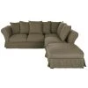 Maisons Du Monde Housse De Canapé D'angle Convertible En Lin Froissé Vert Kaki -Maisons Du Monde Boutique housse de canape d angle convertible en lin froisse vert kaki 1000 3 12 204479 1
